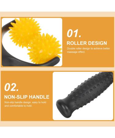 Buy Gatuida Fascia Muscle Roll - Deep Tissue Massage Device for Neck Arm & Back Relief - Yellow Body Roller Tool | International Shipping Available - Buy Online on GoSupps.com