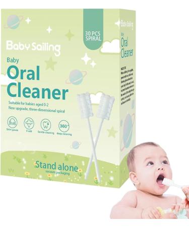 Ruilonghai Mouth Cleaning Pins for Newborns | Tongue Cleaner Toothbrush - 30 Pieces Ideal for Travel & Home Care - Buy Online on GoSupps.com