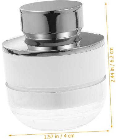 Healeved 2pcs Mushroom Head Loose Powder Box Makeup Case Body Powder Puff Loose Powder Case Blusher Plastic 1 g (Pack of 1) As Shown - Buy Online on GoSupps.com