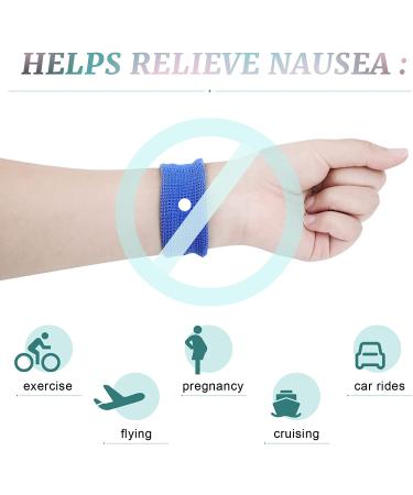 6-Piece Cute Style Motion Sickness Bracelets | Anti Nausea Wristbands for Car & Travel | Adjustable Relief Bands for Morning Sickness - Buy Online on GoSupps.com