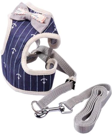 MyfatBOSS Cat Harness Leash Straps Soft and Comfortable Cat Walking Jacket with Running Cushioning Escape Proof Soft Adjustable Vest Harnesses for Pet Puppy Kitten Rabbit (S) S (Pack of 1) - Buy Online on GoSupps.com