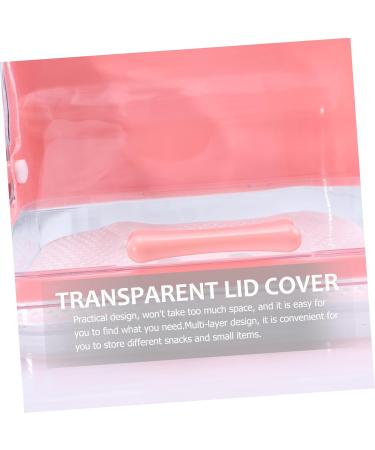 Buy Toyvian Transparent Organizer Box for Kids | Best Storage Solution with Lid | Safe & Stylish Baby Bottle & Food Tent Organizer in Pink - Buy Online on GoSupps.com