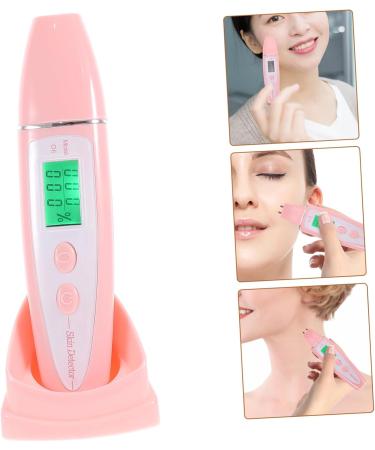 DOITOOL Led Display Moisture Tester Skin Facial Moisture Tester Moisture Analyzer Vegetable Stickers Prosthetic Nose Relative Humidity Tester Face Hair Modeling Monitor Care Pink medium Pink - Buy Online on GoSupps.com