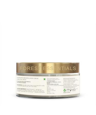RUVYAA For.est Essentials Radiance Renewal Body Cream Indian Rose Absolute | Ayurvedic Moisturising Body Cream for Dry Skin | Shea Butter & Rose Essential Oil for Glowing Skin - Buy Online on GoSupps.com