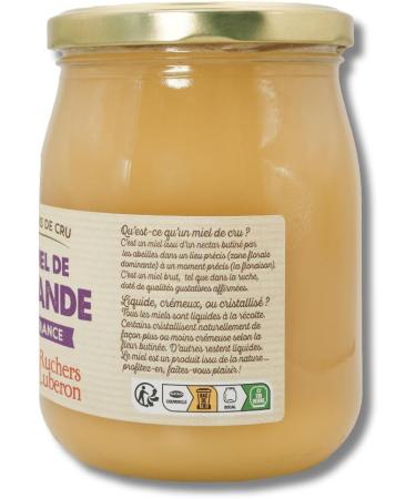Les Ruchers du Luberon - French Lavender Honey 750g - French Raw Honey - Natural - Unfiltered - Naturally Crystallized - Buy Online on GoSupps.com