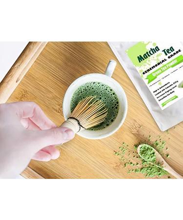 NutriExtracts Matcha Green Tea Powder Ceremonial Grade - 200g (200 Servings) Perfect for Natural Detox Energy-Boosting Smoothies Culinary Creations Vegan - Buy Online on GoSupps.com