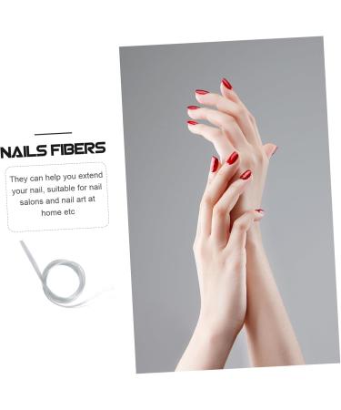 minkissy 1 Nail Fiber Glass Manicure Extension Fiber Nail Extension Fiber Nails Extension Supplies Glases Fale Nails False Nails Silk Fiber Nail Art Fiber Manicure Fiber Cellophane Square Size 2 As Shown - Buy Online on GoSupps.com