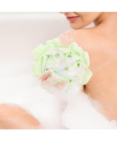 FRCOLOR 3pcs Bath Flower Sponge Balls | Loofah Shower Scrubber for Men | Perfect Body Bath Sponges for Relaxing Showers - Buy Online on GoSupps.com