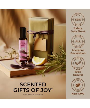 Lavender & Bedtime Oil Roll On Set - Aromatherapy Grade Essential Oils Set - 2x0.34 fl oz - Gya Labs - Buy Online on GoSupps.com