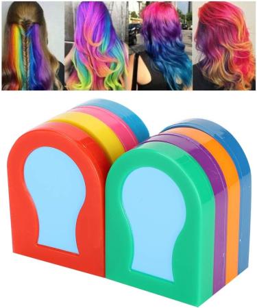 8 Colors Hair Dye Powder Temporary Hair Dye Pigment Home Hair Styling Dyes - Buy Online on GoSupps.com