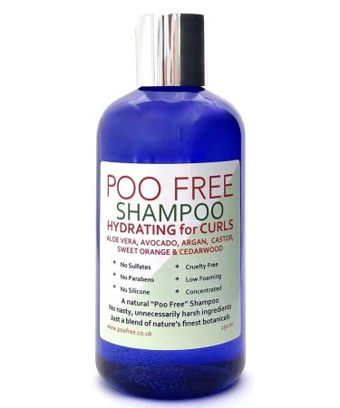 99% Naturel SHAMPOOING HYDRATANT | CHEVEUX BOUCL S - ALOE VERA AVOCAT ARGAN RICIN + ORANGE & BOIS DE C DRE - 250 ml de POO FREE Sans Sulfate ni Parabens. Concentr pH 5 5. 250 ml (Lot de 1)