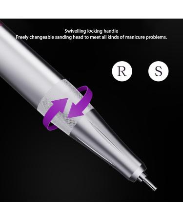 Electric Nail Drill Nail Drill Silver for Nail Salon - Buy Online on GoSupps.com