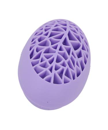 Desktop Makeup Brush Drying Holder Organizer for Makeup Brush Cleaning Mat (Purple)