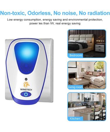 Ultrasonic Pest Repeller Plug-in Mouse Repeller 4 Packs Indoor Rodents Repeller Anti Mice Rodents Rats Spiders Roaches Bugs Mosquitoes Ants and Other Insects (White 4 Pack) - Buy Online on GoSupps.com