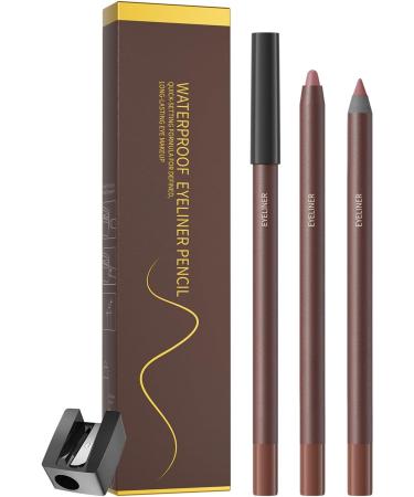 Eye Pencil | Smudge-proof gel eyeliner with sharpener long-lasting waterproof smudge-proof eyeliner for women and girls - Buy Online on GoSupps.com