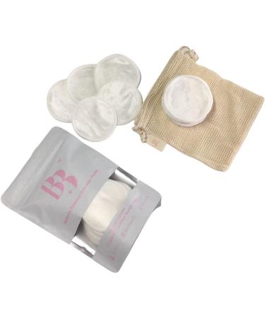 BIJOU BIJOU - Luxurious White Velvet Reusable Makeup Removal Rounds (14 Pack) with Washbag - Eco-Friendly & Washable - Buy Online on GoSupps.com