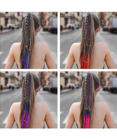 Colorful 7-Piece Children s Synthetic Hair Parts & Hair Accessories | Hair Extensions for Girls & Women - Buy Online on GoSupps.com