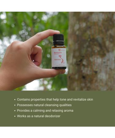 Benzoin Essential Oil - Direct from Malagassi Essential Oils - Pure Natural Benzoin Oil for Skin, Body, and Aromatherapy (15ml) Benzoin 0.5 Fl Oz (Pack of 1) - Buy Online on GoSupps.com