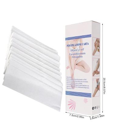 Nonwoven Waxing Strips - 100 Hair Removal Wax Paper Strips for Face Body Legs & Eyebrows - Perfect for Men & Women - 1 Pack Epilatory Tool - Buy Online on GoSupps.com