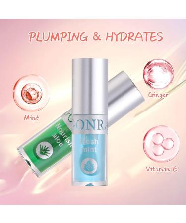 Buy Plumping Lip Gloss & Hydrating Lip Glow Oil | Moisturizing Tinted Lip Oil with Aloe Vera - Long-Lasting Non-Sticky Shine - Buy Online on GoSupps.com