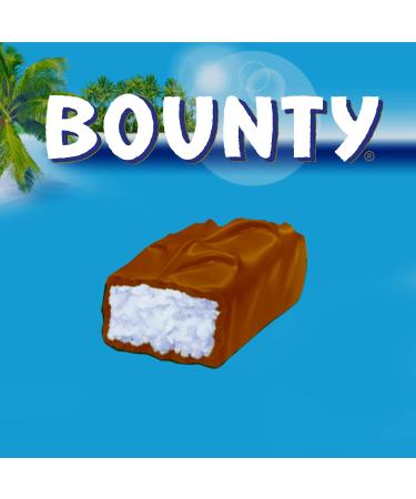 Buy Bounty Chocolate Bars - Coconut & Chocolate Flavor 9 Bars (1 Pack of 9 x 28.5g) - International Shipping Available - Buy Online on GoSupps.com