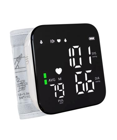 Greetmed Wrist Blood Pressure Monitor, Automatic Talking Blood Pressure Wrist Cuff, Digital Full Screen LED Display Bp Machine, Adjustable Bp Cuff, Voice Broadcast, Health Care for Home Use