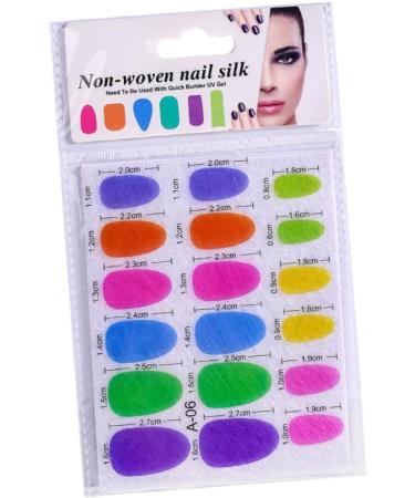 FOMIYES 3 Sets Nail Extension Manicure Tools Professional for Girlfriend Nail Polish Kit Nail Kits Fiberglass Nail Fake Hair Edges Non-woven Nail Out Suite Fiber Sheet - Buy Online on GoSupps.com