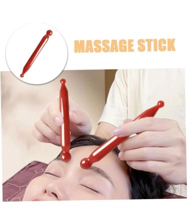 Beavorty Tendon Massage Tools | Manual Acupressure Device & Point Massager | Harz Natural - 12.50x1.20cm Dark Red - Buy Online on GoSupps.com