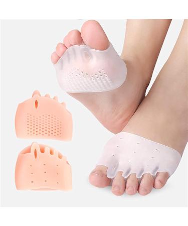 Jinlingnb Finger-Toe Spreader - Silicone Forefoot Cushion & Hallux Valgus Correction Tool | Comfortable Pedicure Aid (1 Pair) - Buy Online on GoSupps.com