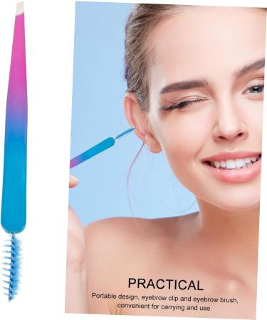 HONMEET Stainless Steel Eyebrow Tweezers Tool Beauty Accessories Eyebrow Tweezer with Brush Travel Eyebrow Clamp Eyebrow Clip Eyebrow Tweezers for Women Brow Clips Tweezers for Eyebrow - Buy Online on GoSupps.com