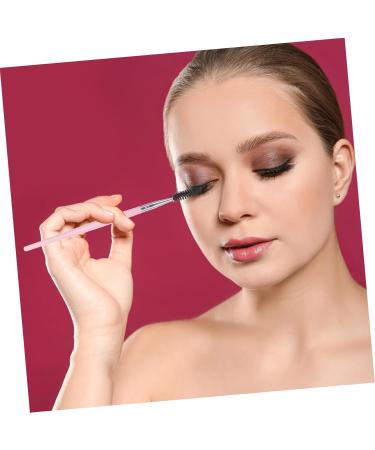 Minkissy Eyelash & Brow Brush - Best Makeup Tool for Perfect Eyebrows & Lashes | Pink Cosmetic Tool for Eyelash Extension & Grooming - Buy Online on GoSupps.com