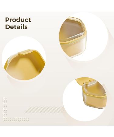 Hexagonal Leak-Proof Case for Retainers Dentures and Braces Portable & Easy-to-Clean Abs Pc Silicone Design - Buy Online on GoSupps.com