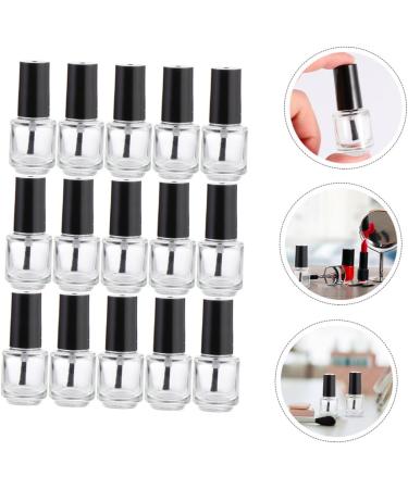 SOIMISS Lot de 25 Flacons Vides pour Vernis Ongles 5Ml en Verre Transparent Bouchon Aluminium lectrolytique Flacon Rechargeable pour Manucure Rangement Peinture Accessoires Nail Art - Buy Online on GoSupps.com