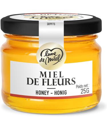 Lune de Miel - Tasting display box - Flower honey and acacia honey - Honeymoon - Glass jars - 48x25g - Buy Online on GoSupps.com