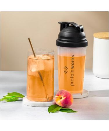 Protein Works Poudre d'isolat de prot ine de lactos rum Clear Diet th glac la p che 20 shakes boisson rafra chissante haute teneur en prot ines 500 g Th glac la p che 500g (20 Shakes) - Buy Online on GoSupps.com