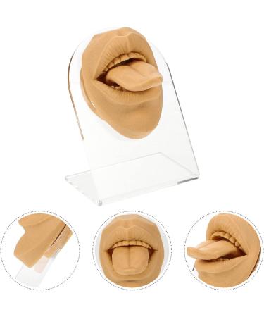 FOMIYES Silicone Tongue Model Set for Piercing Practice and Jewelry Display - Buy Online on GoSupps.com