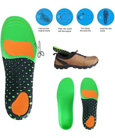 Exceart Arch Replacement Shoe Inserts - Cushioned Insoles for Plantar Support & Shockproof Comfort for Men & Women - International Shipping Available - Buy Online on GoSupps.com