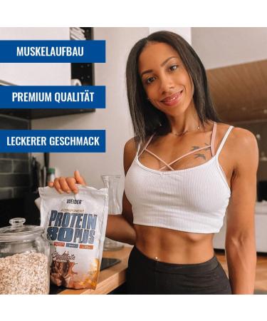 Weider Protein 80 Plus - Multi-Component Protein Powder for Creamy Shakes | 500g Vanilla | Whey Casein Milk Isolate & Egg Protein - Buy Online on GoSupps.com
