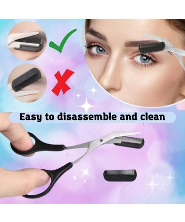 Professional Eyebrow Grooming Kit for Women and Men | Includes Brush, Razor, Comb, Scissor, Knife, Trimmer, and Tweezers - Buy Online on GoSupps.com