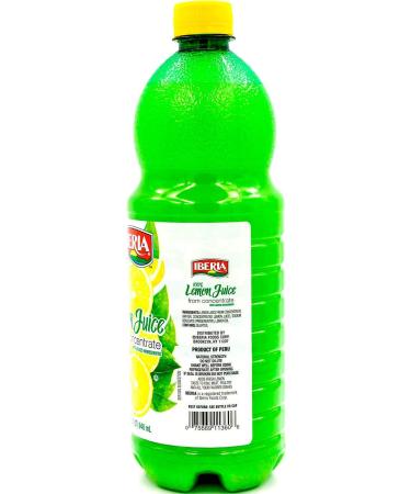 Iberia 100% Lemon Juice 32oz (Pack of 3) - Natural Citrus Flavor for Cooking & Cocktails - Buy Online on GoSupps.com