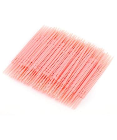 AKOAK Plastic Toothpick Two-Headed Toothpick Oral Stick Disposable Interdental Brush Oral Hygiene Cleaning and Care Tools (About. 1050-1100 Pieces)