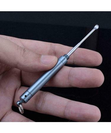 Ear Digging Tool Stainless Steel Ear Pick Curette Portable Ear Wax Remover Earwax Clean Ear Digging Scoop Keychain Cleaning Tool(Blue) - Buy Online on GoSupps.com