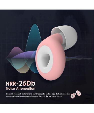 Ear Plugs for Sleeping - Noise Cancelling Soft Silicone Hearing Protection 4 Pairs for Snoring & Work (Pink) - Reusable & High Decibel Sound Blocking - Buy Online on GoSupps.com