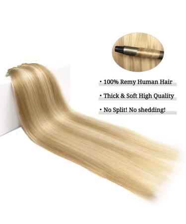 Buy Doores Clip In Extensions - Real Hair Dirty Blonde Highlights 24 Inch (60cm) 150g Remy Thick & Natural - Buy Online on GoSupps.com