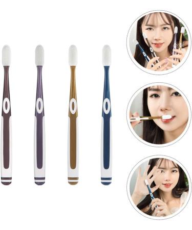 Buy Healvian 4 TLG Nano Toothbrush Set - Silicone Children's Travel Toothbrushes & Dental Tools for Toddlers | International Shipping Available - Buy Online on GoSupps.com