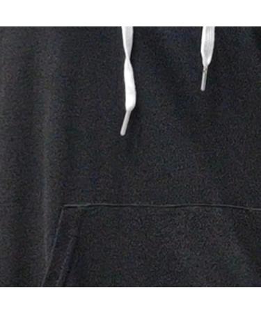 Modedress Women's Drawstring Hoodie Sweatshirt with Pockets - Black | Autumn Long Sleeve Pullover Top | Size Medium - Buy Online on GoSupps.com