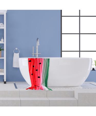 Watermelon Beach Towel 24x48 - Lightweight Microfiber Towel for Kids, Girls, and Women - Quick Dry, Sand-Free - Red Watermelon Design - Ideal for Swim, Bath, Pool, Beach - Clearance Sale - Buy Online on GoSupps.com