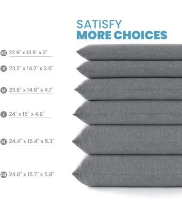 Newentor 2-Sided Memory Foam Pillow for Neck Pain Relief - CertiPUR-US Certified Large Cervical Pillow with Modal Fiber Pillowcase - Buy Online on GoSupps.com