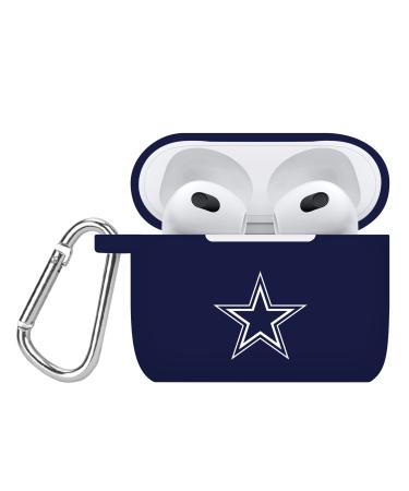 Game Time Dallas Cowboys Silicone Case Cover Compatible with Apple AirPods Generation 3 Battery Case (Navy) Dallas Cowboys - Navy