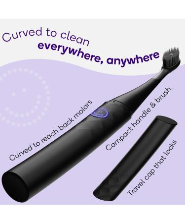 Buy Burst Curve Sonic Electric Toothbrush for Adults - Slim Travel Design Soft Bristles Rechargeable Battery 2 Sonic Modes - International Shipping Available - Buy Online on GoSupps.com